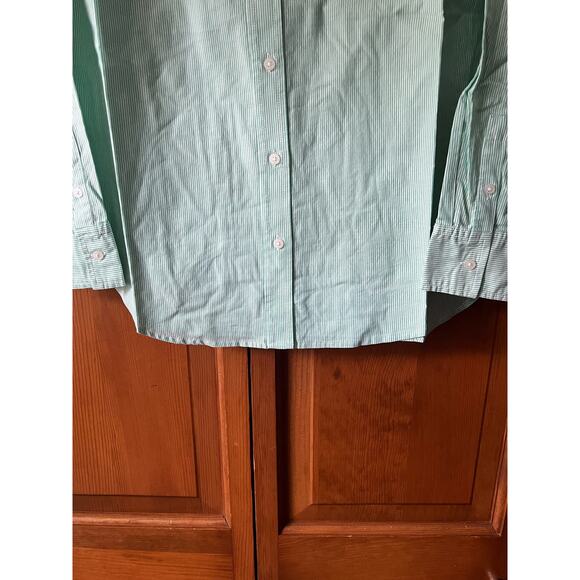 NWT Everlane Women's The Cotton Oversized Button Down Shirt Long Sleeve Mint 4 - Picture 2 of 11